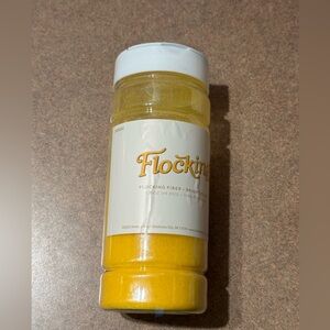 Flocking Fiber Bright Yellow 1.76 Ounces 100% Polyester NWT Crafts Designer